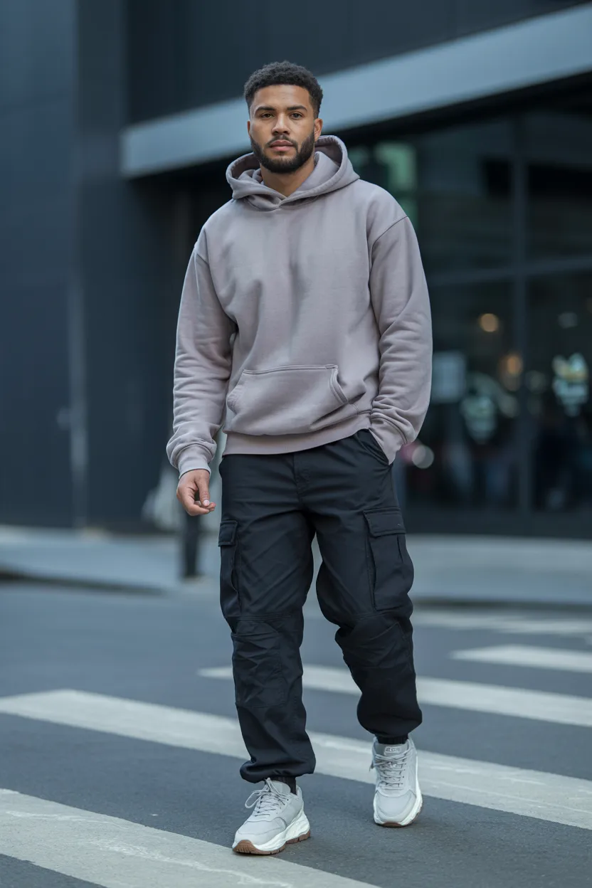 Cargo Pants With a Hoodie