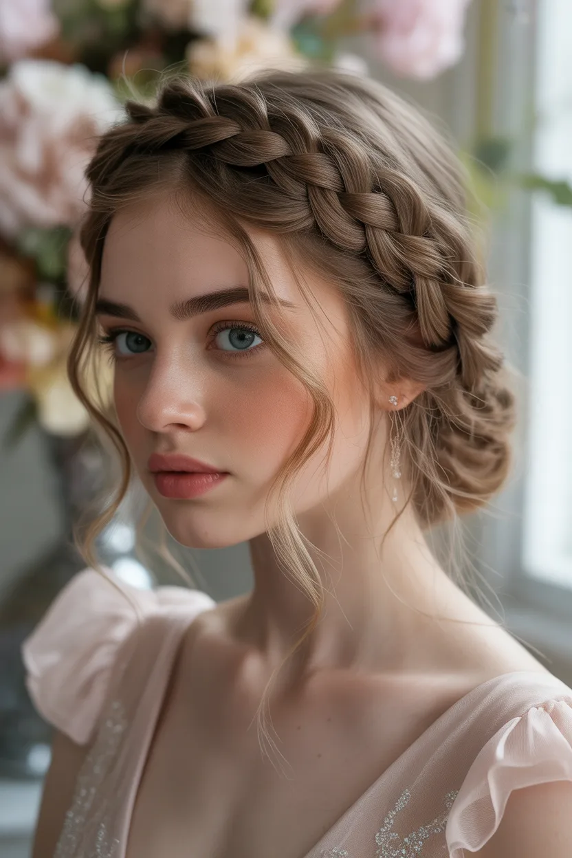 Braided Crown Hairstyle