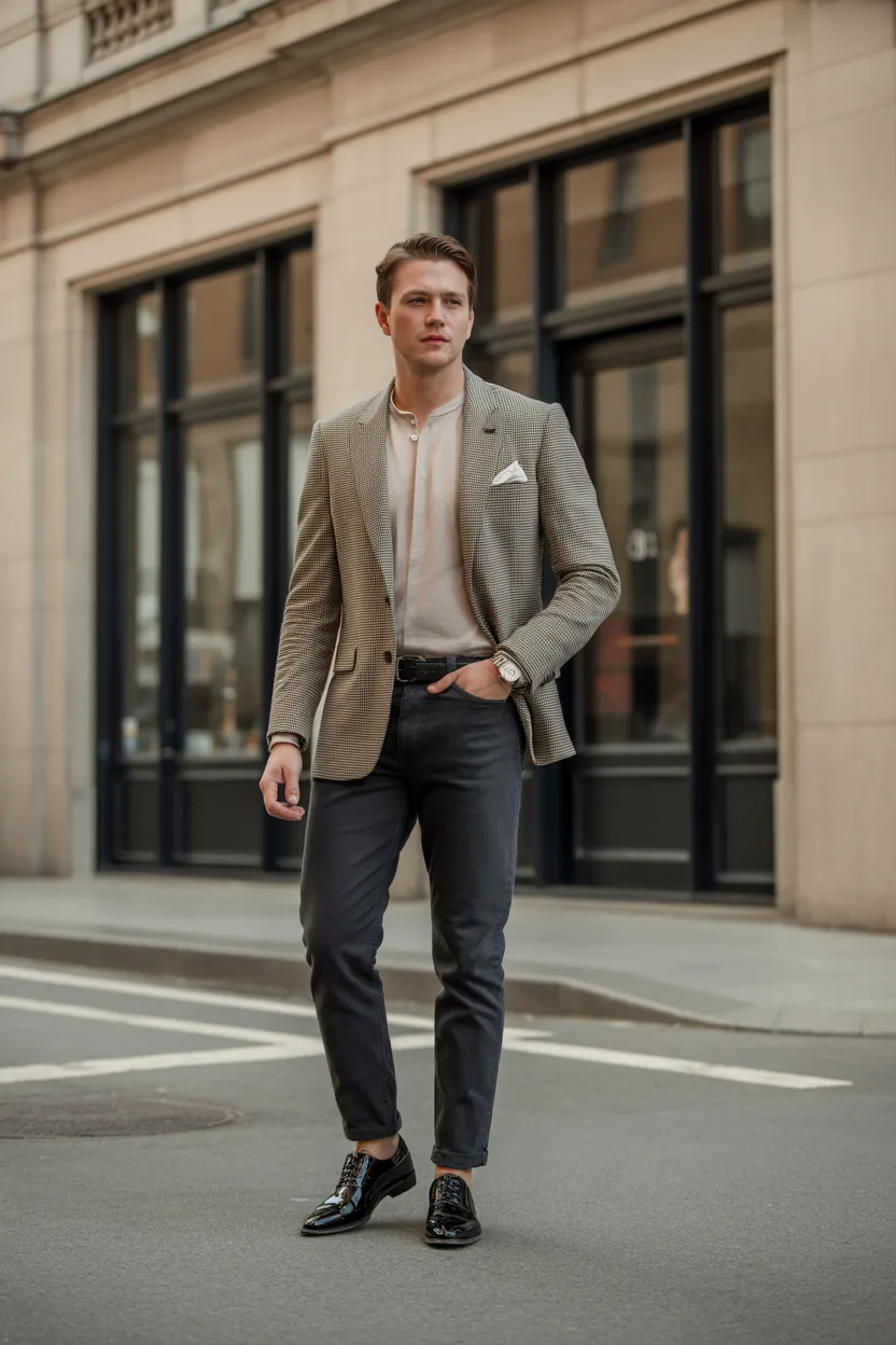 Dark Jeans with a Blazer