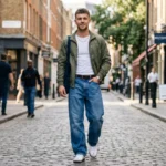 baggy jeans outfits for men