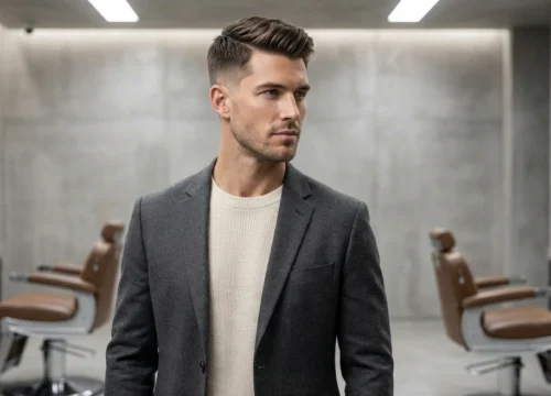 modern straight hair cuts for men