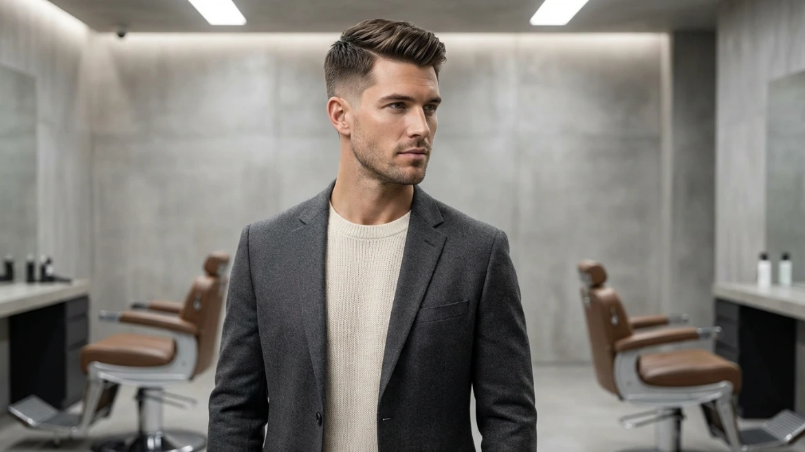 modern straight hair cuts for men