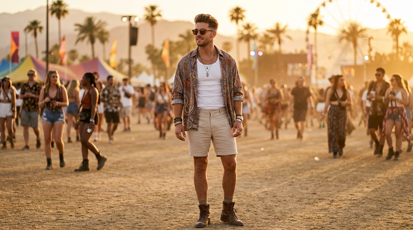 mens coachella outfits