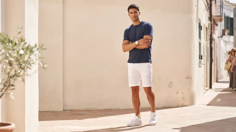 17 Stylish White Shorts Outfit Men Ideas That Pop