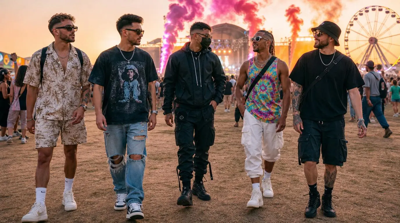 20 Music Festival Outfits for Men That Turn Heads