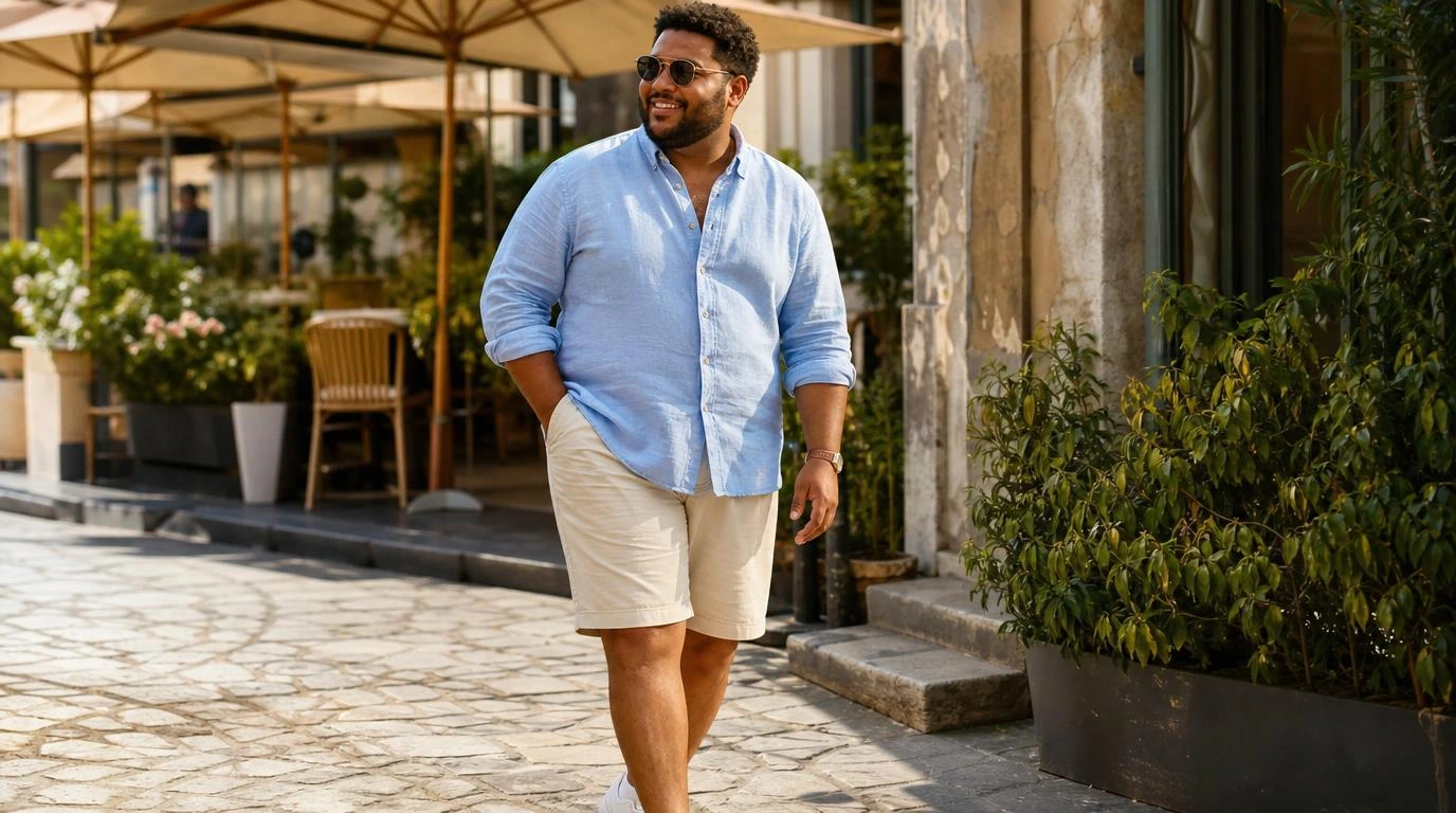 20 Plus Size Summer Outfits for Men That Flatter Best