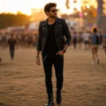 24 Black Festival Outfits for Men That Look Seriously Cool