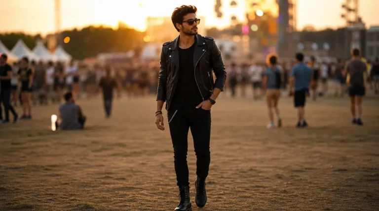 24 Black Festival Outfits for Men That Look Seriously Cool