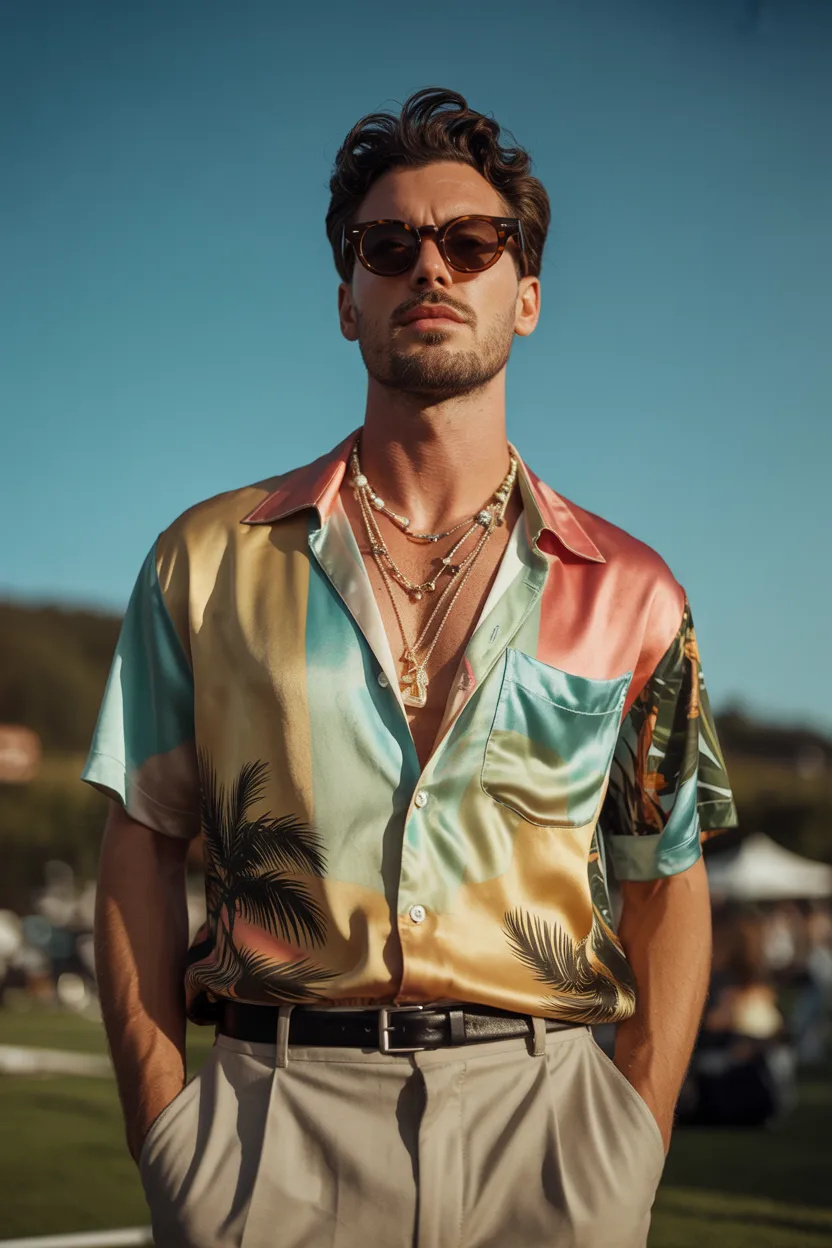 The Luxurious Silk Button Down Shirt

