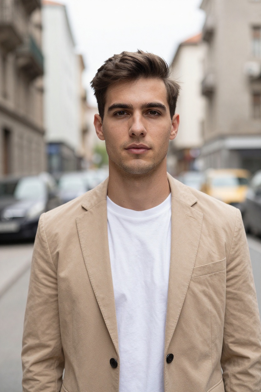 6. Unstructured Cotton Blazer