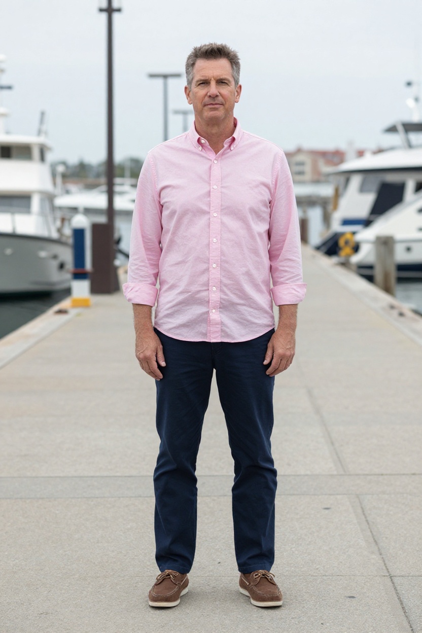 7. Oxford Shirt and Chino Pants