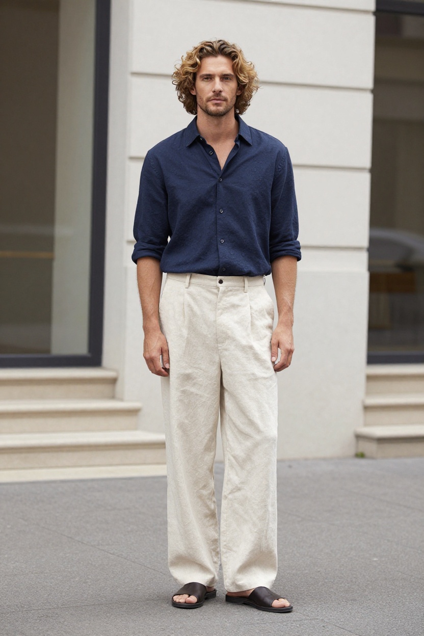 16. Wide Leg Linen Trousers
