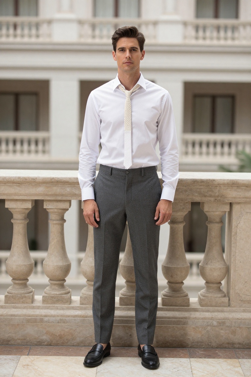 23. Textured Knit Tie