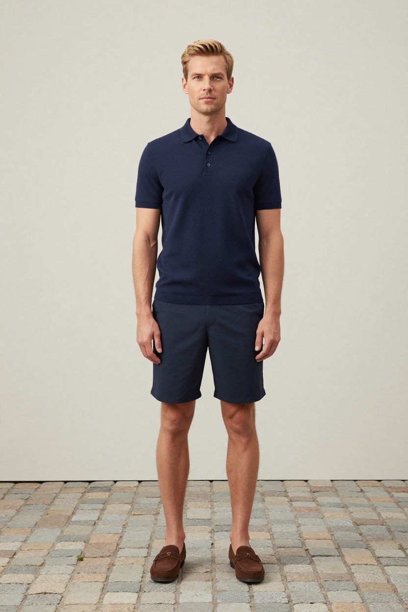 25. Tailored Shorts and Loafers
