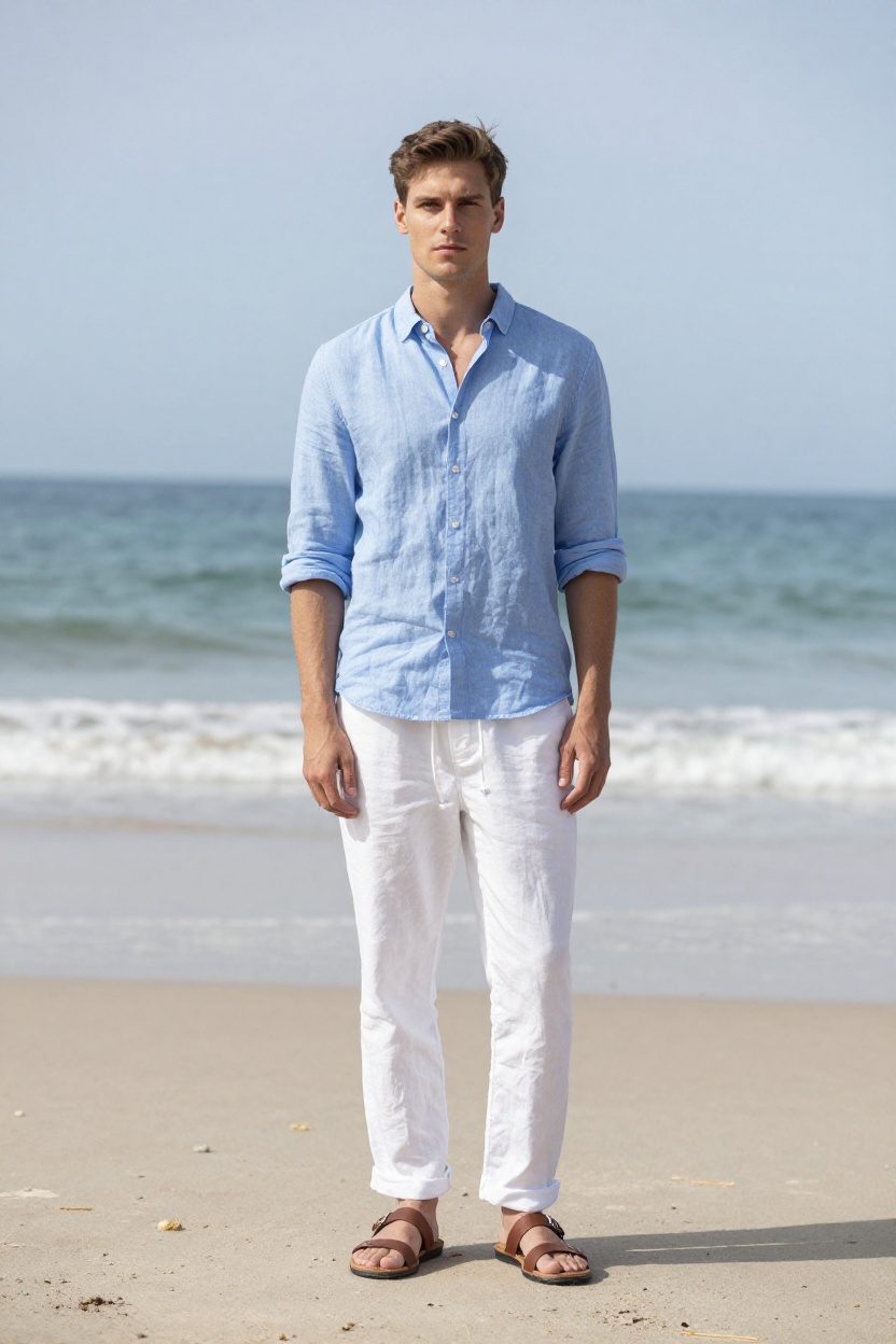 1. Breathable Linen Button-Downs