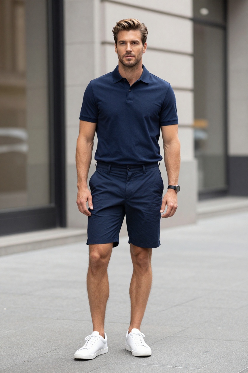 2. Tailored Chino Shorts