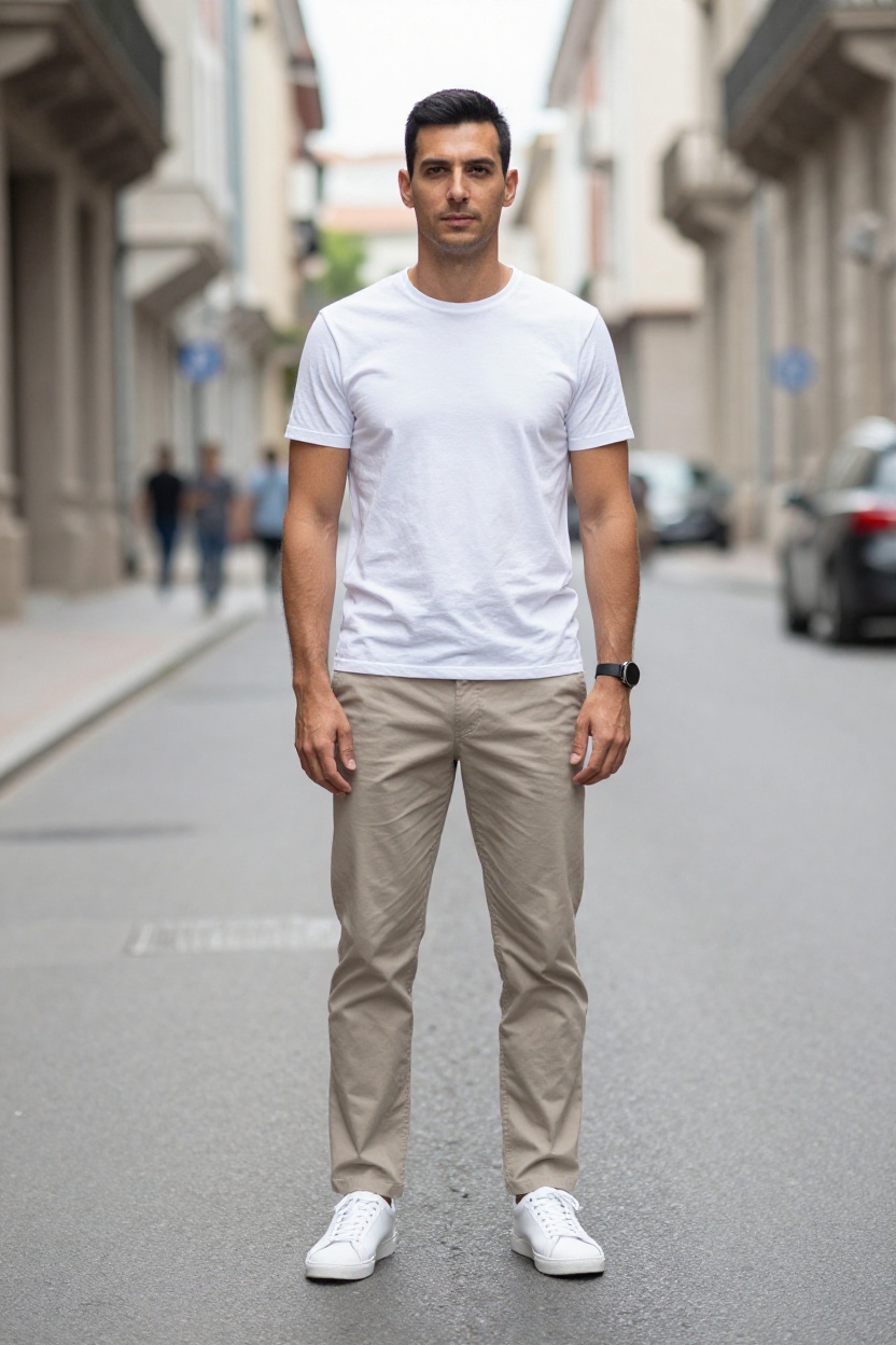 12. Crisp White Sneakers