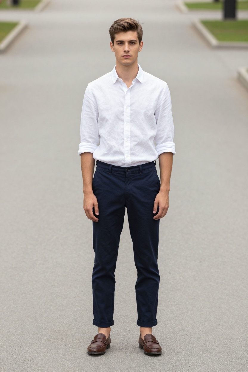 1. The Classic Linen Shirt Look