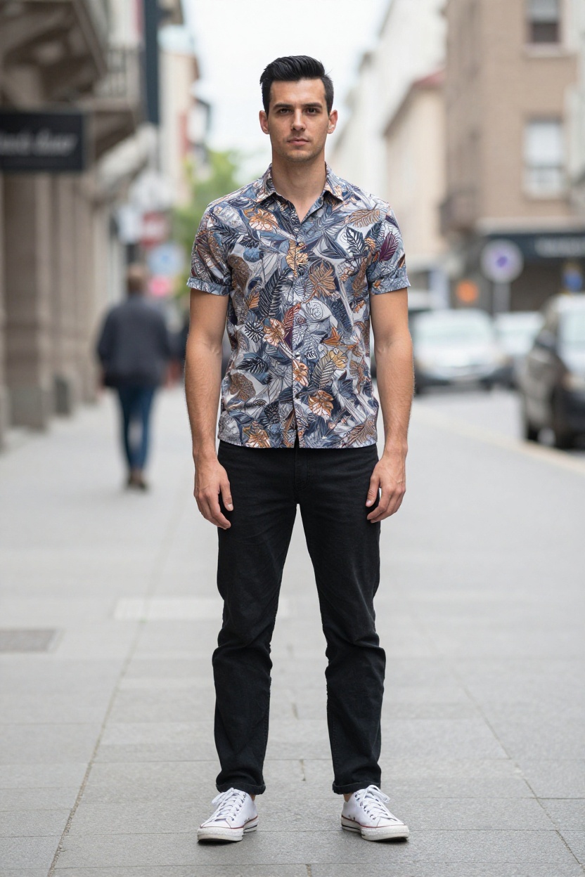 3. Retro Bowling Shirt Vibe