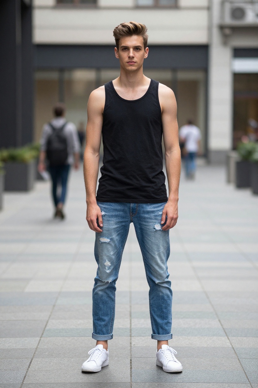 14. The Sleeveless Muscle Tank
