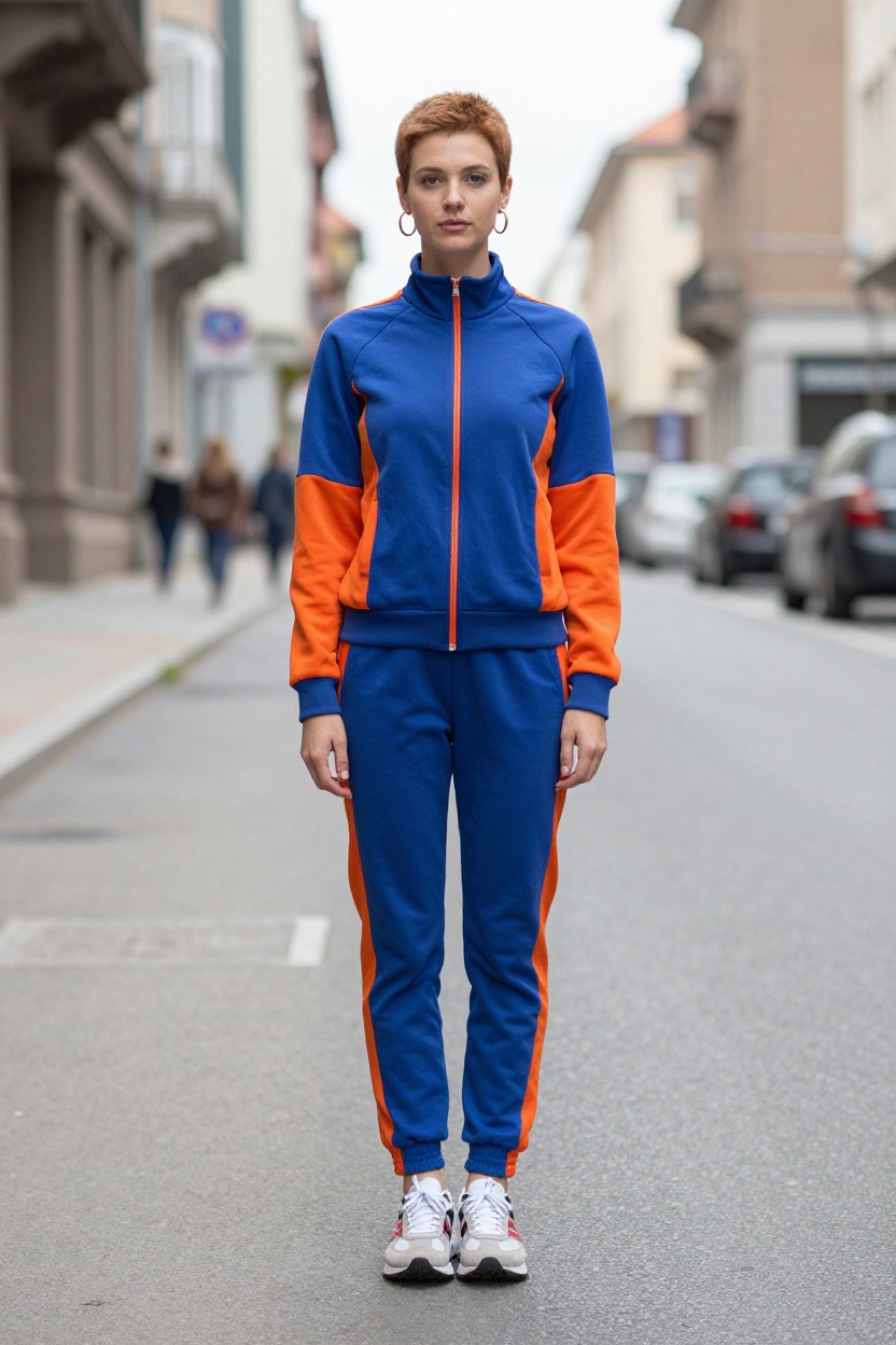 4. Color Blocked Knicks Tracksuit