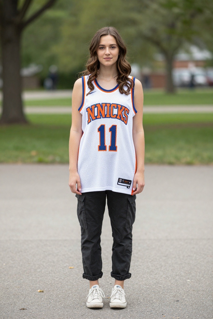 Oversized Jersey Knotted at the Front