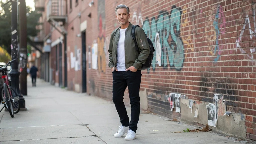 22 Urban Casual Outfits for Men Over 50