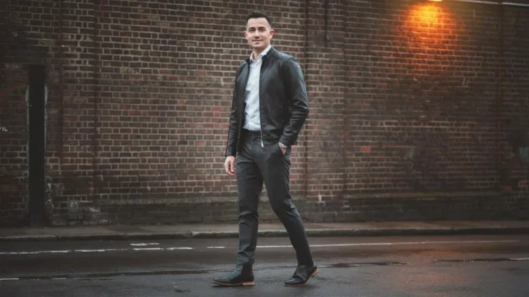 23 Semi Formal Leather Jacket Outfits for Men To Try